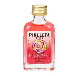 Licor de Piruleta 20 ML, Petaca Cristal