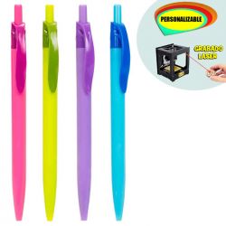 Bolígrafo en colores surtidos, grabable a láser