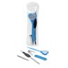 Set de manicura completo en color azul