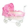 Carrito de bebé rosa, regalo decorativo