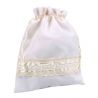 Elegante limosnera blanca para novia