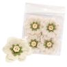 Pinzas con flor para adornar regalos (4 unidades)
