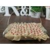 Pack de 140 alfileres con Canasta con rafia y asa