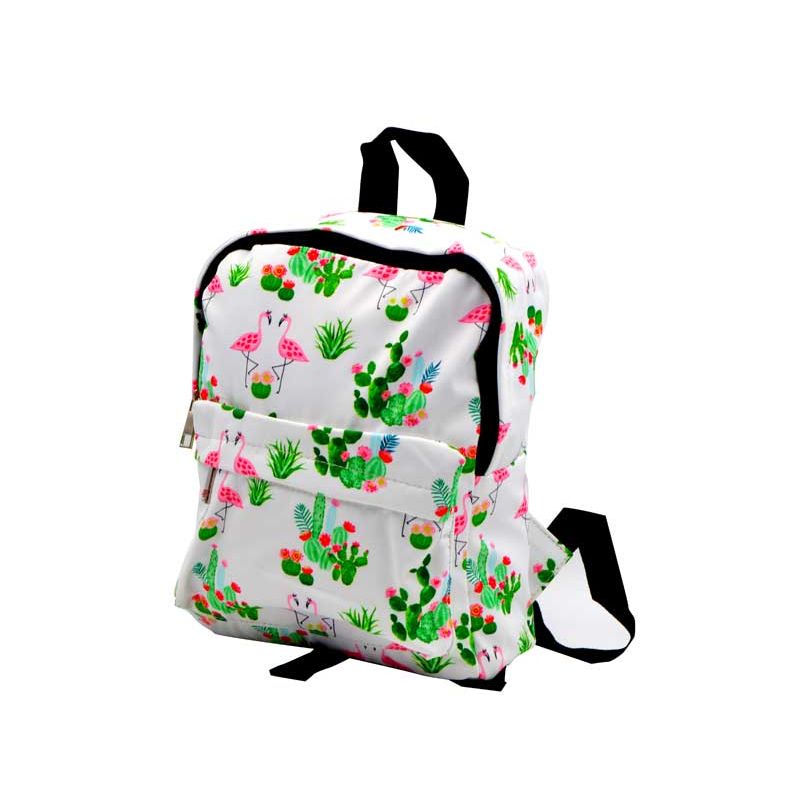 Mochila flamencos 30x26