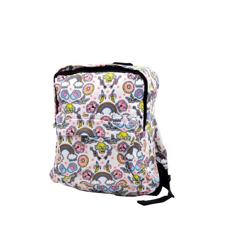 Mochila donuts/arcoiris 30x26