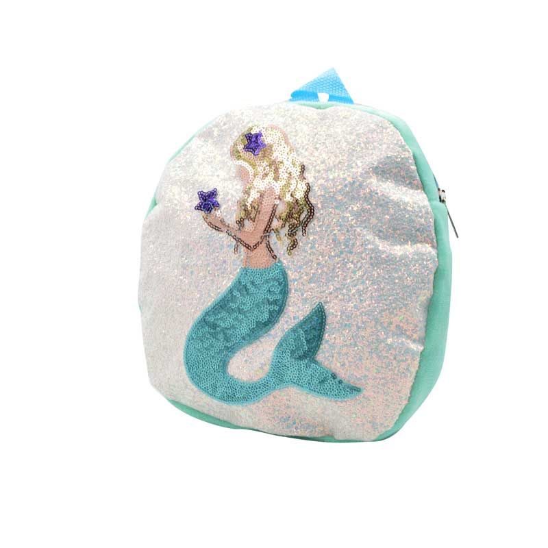 Mochila diseño sirenita 22x24 