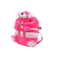 Mochila perrito fucsia 32x30 