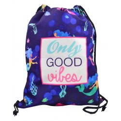 Mochila only good vibes 43x35 