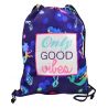 Mochila only good vibes 43x35 