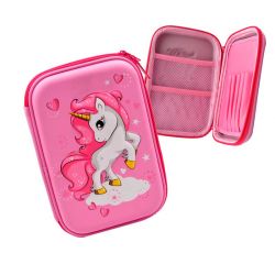 Estuche unicornio rosa 22x15 