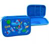 Estuche dinosaurio azul 22x15 