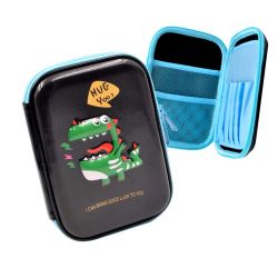 Estuche escolar dino surt 22x15