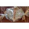 MEGA OFERTON. Pack de 100 alfileres con cesta, encaje  y envoltorio.