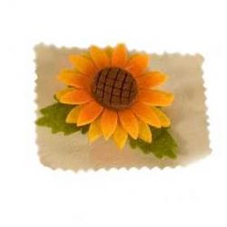 Broche fieltro Girasol