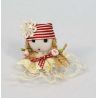 Broche muñeca gorra rayas