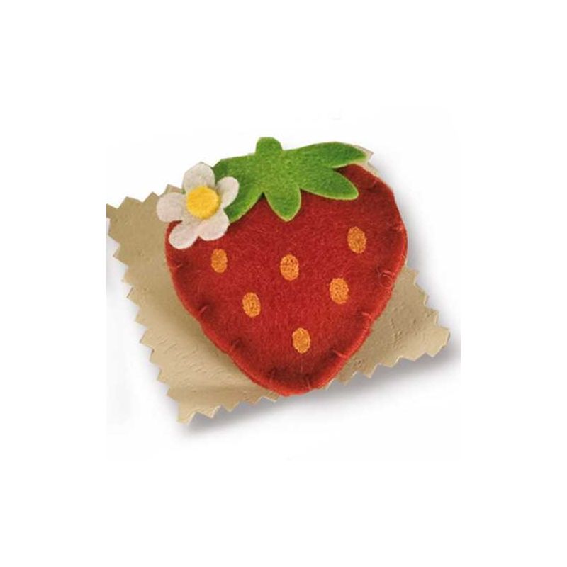 Broche Fieltro Fresa. X253