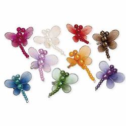 BROCHES LIBELULA SURTIDO 6 COLORES