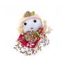 Broche muñeca gorra rosa