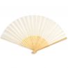 ABANICO MADERA BAMBU BEIGE.