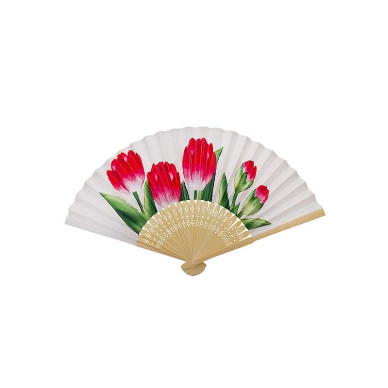 abanico tulipanes