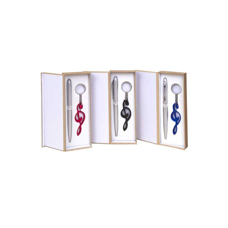 Estuche llavero y bolígrafo