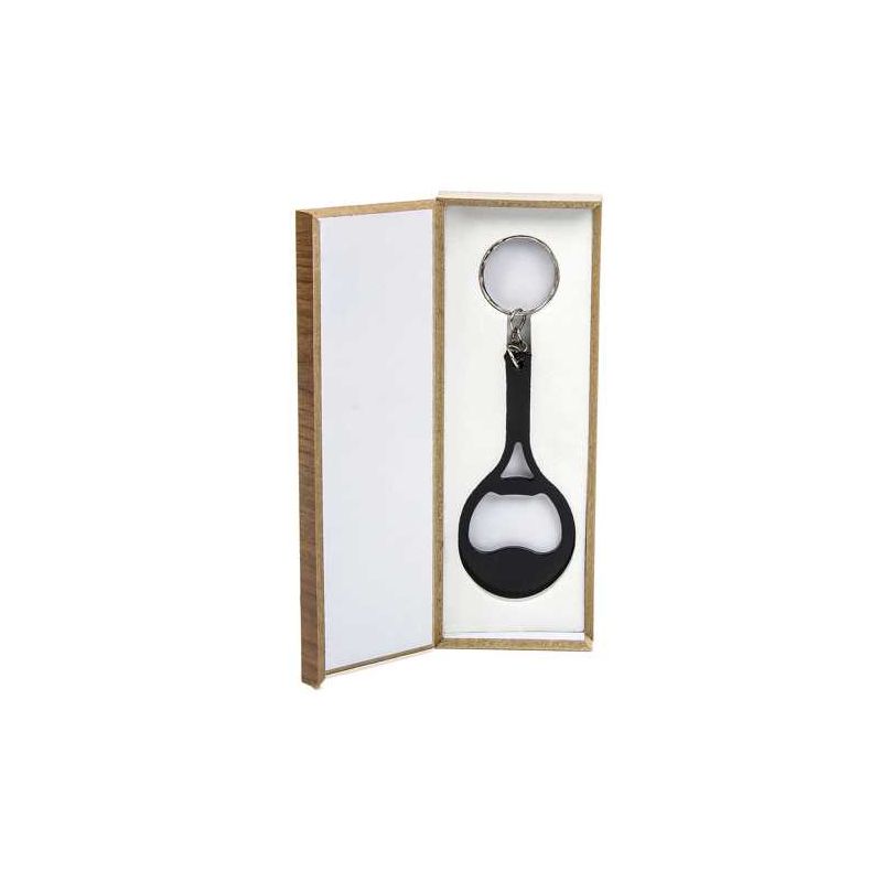 Llavero raqueta caja madera regalo