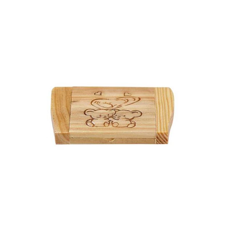 ESPEJO MADERA OSITOS