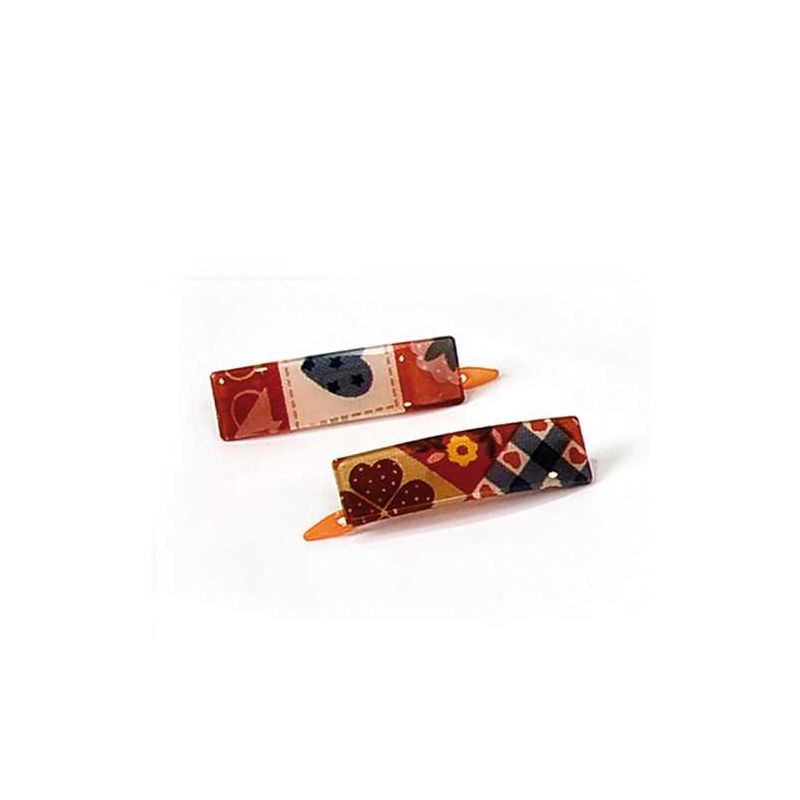 Pasador niña estampado set 2 unidades