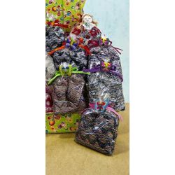 Pashimina en bolsa celofancon pasador mariposa surtido