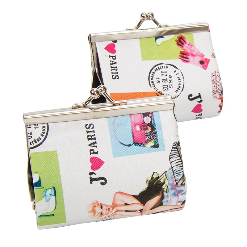 Monedero clip para mujer diseño original 
