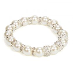 PULSERA PERLAS BLANCA
