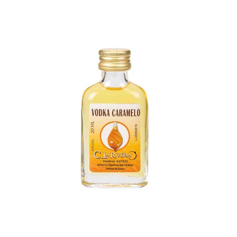 Licor para boda vodka caramelo