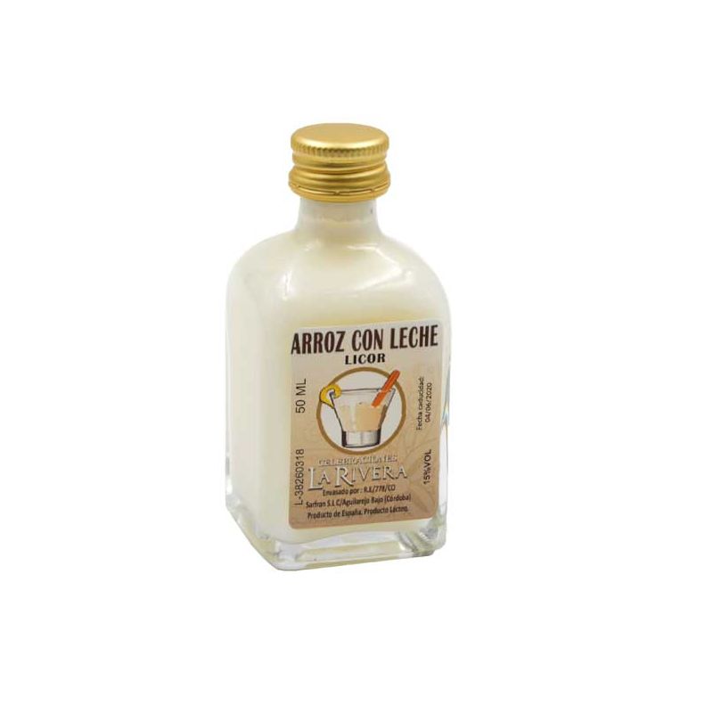 Licor para boda arroz con leche 50ml