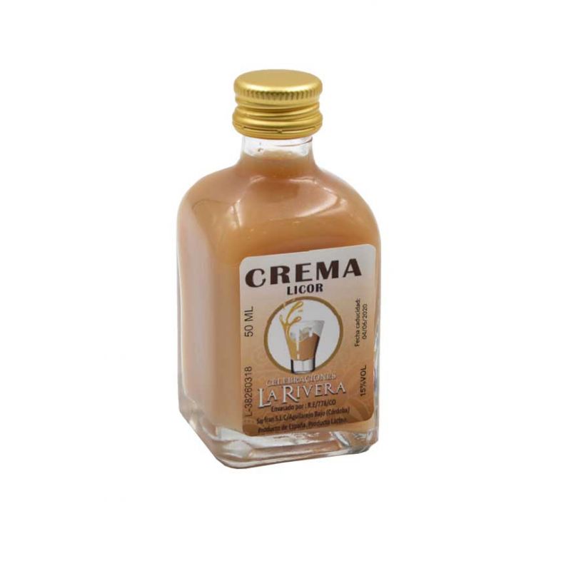 Licor para boda crema 50ml