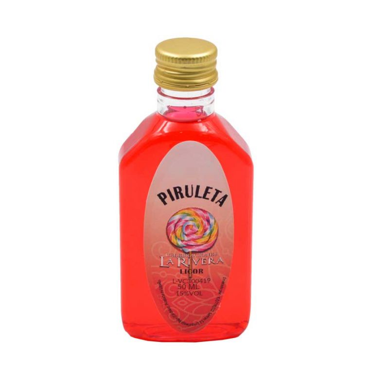 Licor para boda de piruleta 50ml