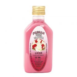 Licor para boda de fresas con nata 50ml