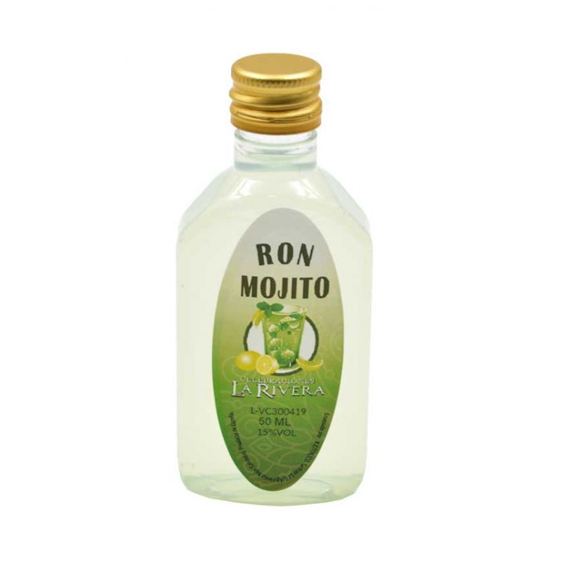 Licor para boda de ron mojito 50ml