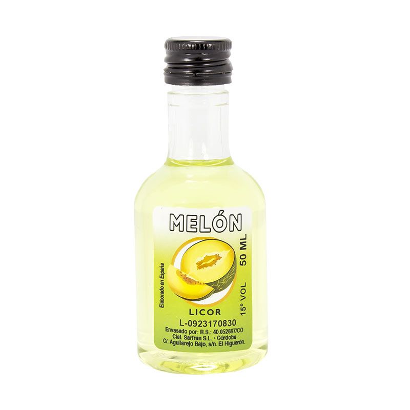 Licor de melón 50ml detalles de boda