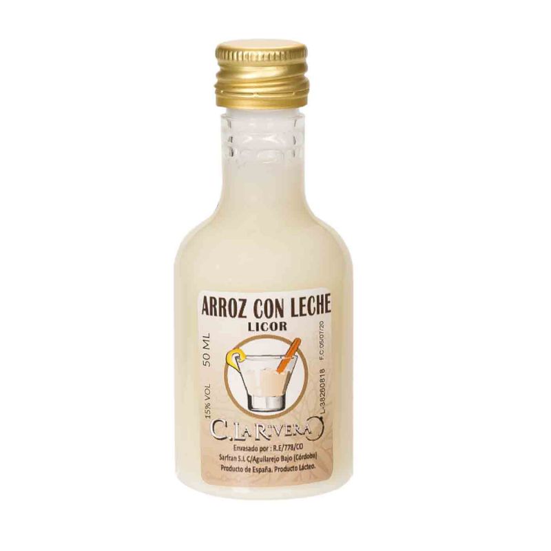 Licor de arroz con leche 50ml detalles de boda