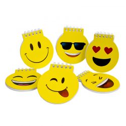 Libretas emoticonos regalos invitados