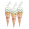 Toalla verde regalos boda diseño helado