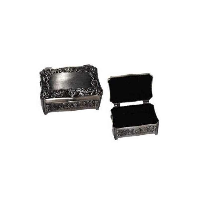 Joyero color plata envejecida (precio unidad)