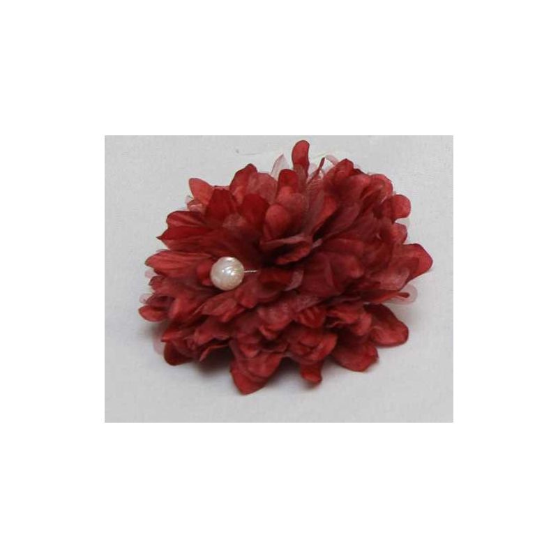 Tocado Rojo con perla