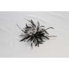 Tocado Plumas Cuello de Gallo Emperor y Marabu/Biot en Blanco y