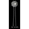 HORQUILLA FLOR PLAT. ZIRCONITA GRDE..1/6