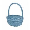 CESTA DE MIMBRE AZUL 32 CM              