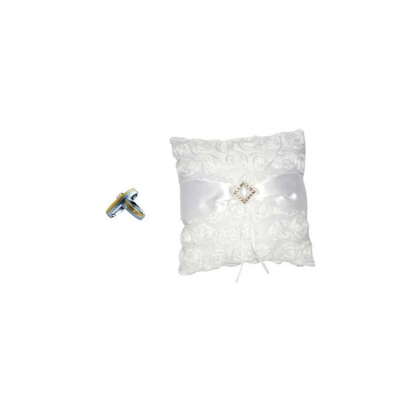 COJIN DE TELA ANILLOS ROMBOS RF. 223