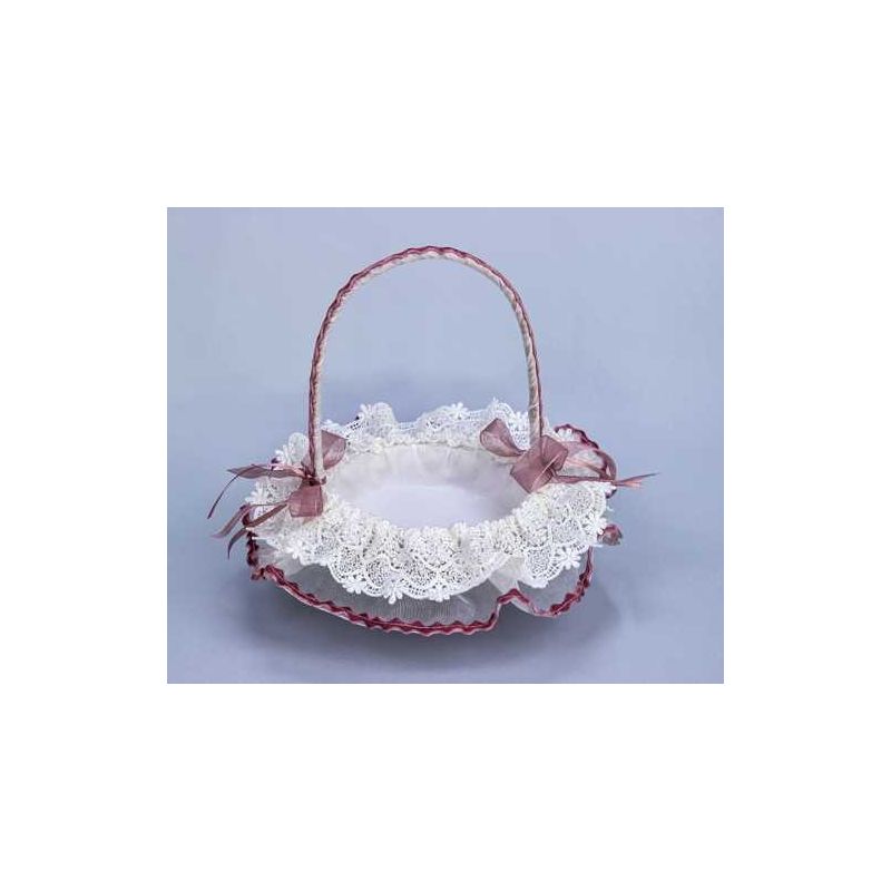 CESTA ALIANZAS ROSA