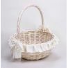 CESTA MIMBRE BLANCA MED. LUNARES BEIG
