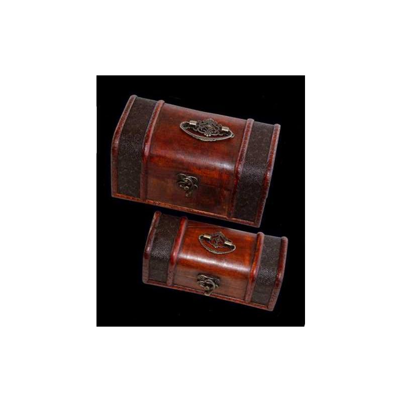 BAUL SET 2 PIEZAS  MADERA